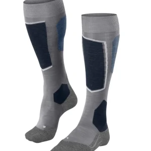 FALKE SK6 Pro Women Skiing Knee-high socks - M.Grey Mel