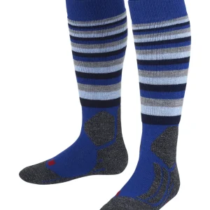 FALKE SK2 Intermediate Kids Skiing Knee-High Socks - Blue