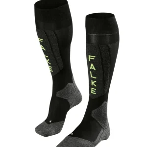 FALKE SK5 Expert Men Skiing Knee-high socks - Black-Lightning