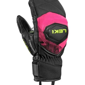 Leki WCR Pro TR Mitt Junior - Black/Neon Pink/Neon Yellow