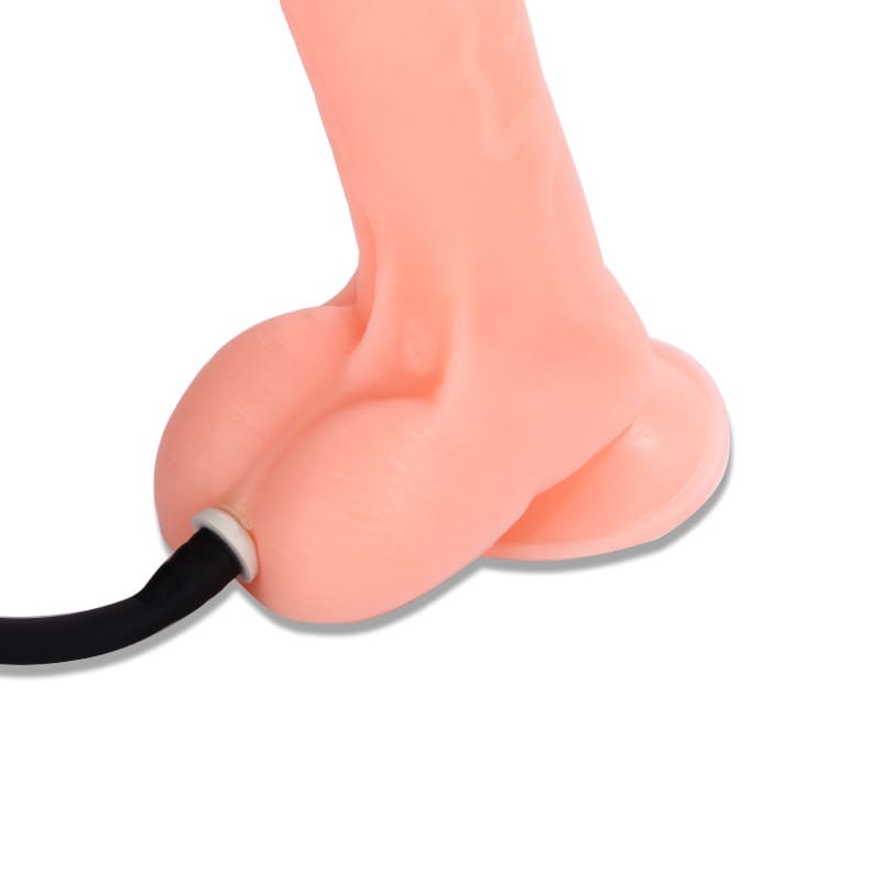 Dildo med pungkulor sugkopp - Bild 3