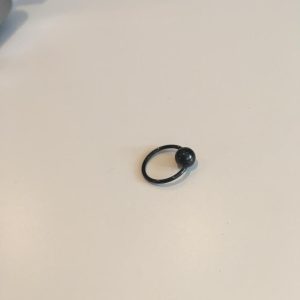 Svart BRC med 5mm kula och 11mm omkrets