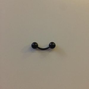Svart Banana 8 mm