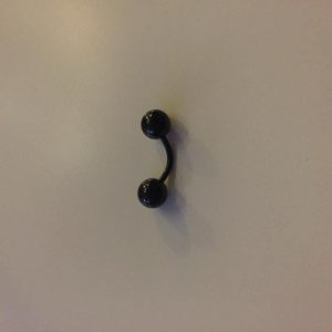 Svart Banana med Kulor 7 mm