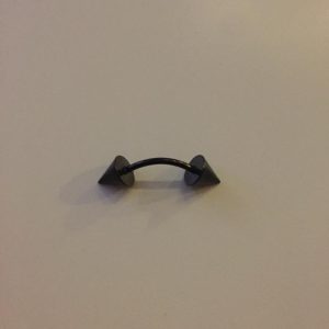 Svart Banana med Koner 9 mm