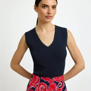 Pre-market Bibbi Rib-Knit Top