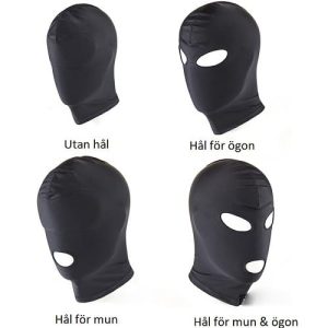 Bdsm huva svart