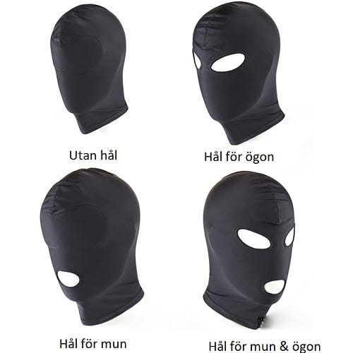 Bdsm huva svart - Bild 2