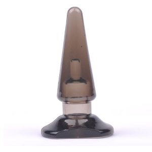 Svart transparent analplugg
