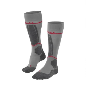 FALKE SK4 Advanced Compression Light Men Skiing Knee-high socks - Light Grey