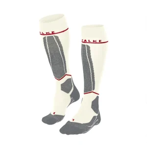 FALKE SK4 Advanced Compression Light Women Skiing Knee-high socks - Off-White