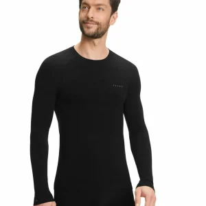 FALKE Men Long-sleeve shirt Wool-Tech Light - Black