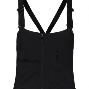 Norröna Women Accessories Flex1 Ski/Snowboard Zip-in Bib - Caviar Black