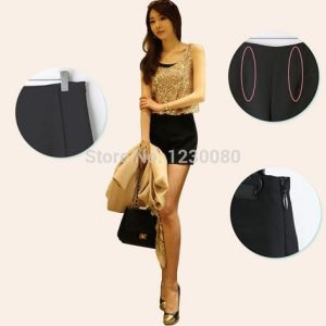 Svarta Viscose shorts