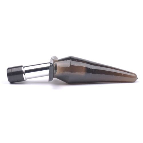 Svart transparent buttplug vibrator - Bild 4